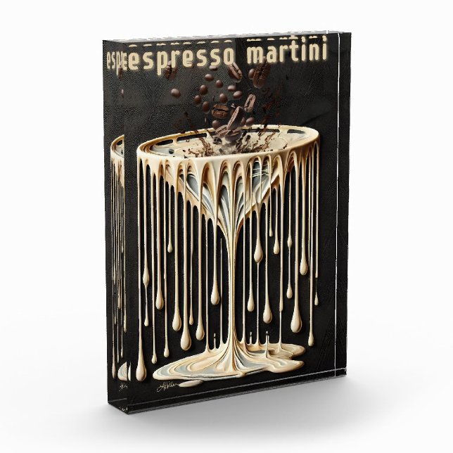 Bloc Photo Espresso Martini Cocktail Heure (Gauche)