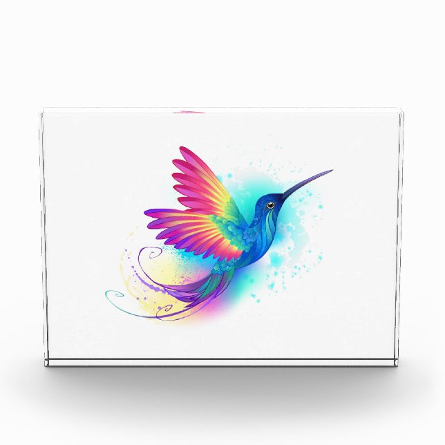 Bloc Photo Exotic Rainbow Hummingbird (Devant)