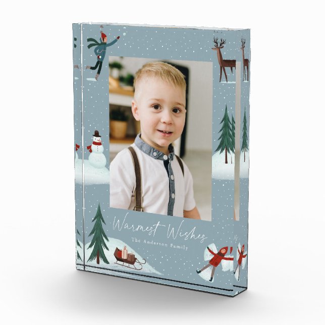 Bloc Photo Falling Snow WhimsNoël (Droite)