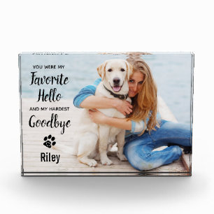 Bloc Photo Favori Hello Hardest Goodbye Pet Loss Memorial