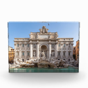 Bloc Photo Fontaine de Trevi tôt le matin - Rome, Italie