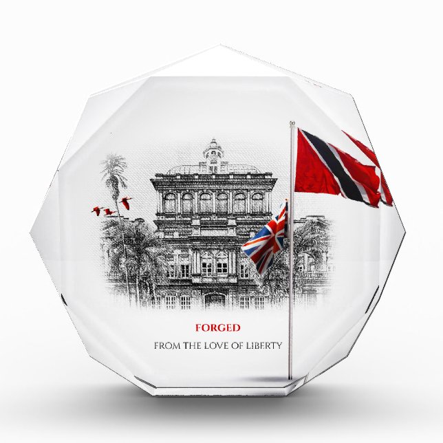 BLOC PHOTO FORGÉ : TRINIDAD & TOBAGO 8.31.62 (Devant)