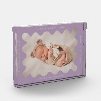 Frame violet ondulée Quirky Frame Nouveau-né Keeps