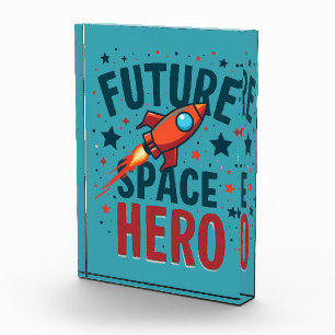Bloc Photo Future Space Hero Retro Rockship Design