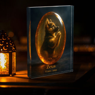 Bloc Photo German Shepherd Memorial 