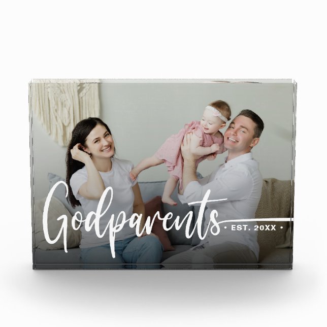 Bloc Photo Godparents garde photo moderne (Devant)