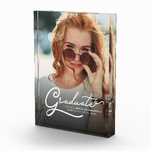 Bloc Photo Graduation 2025 Modern Script Grad Keepsaké