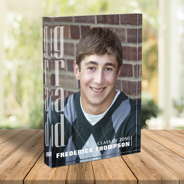 Bloc Photo Graduation Photo moderne Typographie simple (Créateur téléchargé)