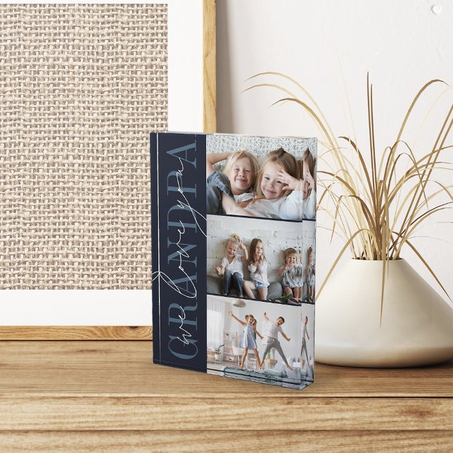 Bloc Photo Grand-père Nous Vous Aimons 3 (Créateur téléchargé)