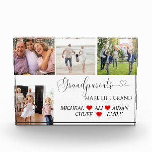 BLOC PHOTO GRANDS-PARENTS FONT VIE GRAND PHOTO COLLAGE