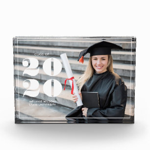 Bloc Photo Gras "Classe de 2021" Diplôme personnalisé