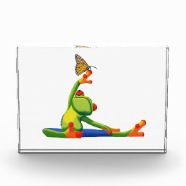 Bloc Photo Grenouille de yoga