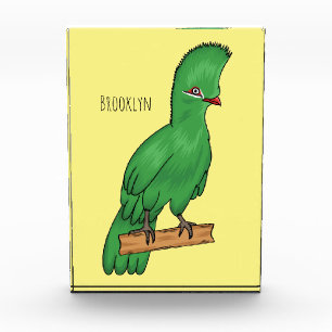 Bloc Photo Guinée turaco bird cartoon