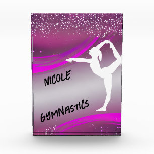 Bloc Photo Gymnastique fille personnalisée