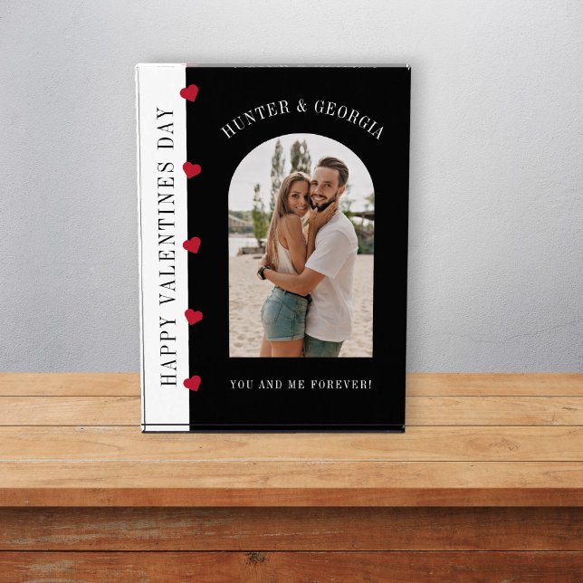 Bloc Photo Happy Valentines jour moderne design romantique ph (Créateur téléchargé)