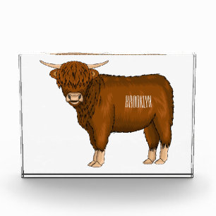 Bloc Photo Highland cow