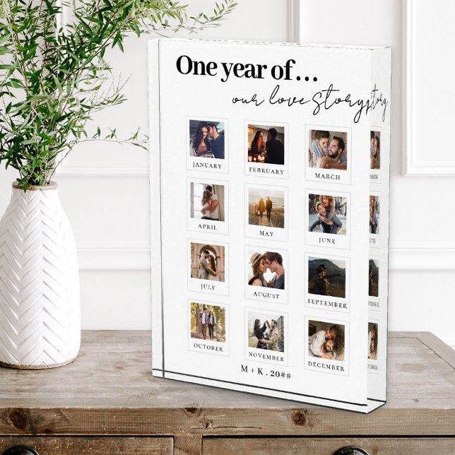 Bloc Photo Histoire d'amour de photos personnalisées (Créateur téléchargé)