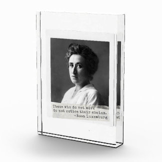 Bloc Photo Histoire des femmes : Rosa Luxembourg Citation sur