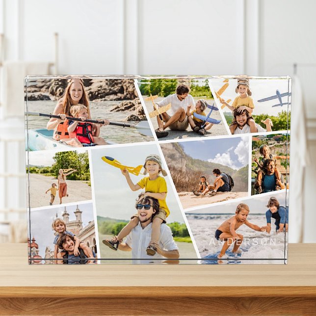 Bloc Photo Histoires de famille Moderne Simple 9 Images Colla (Créateur téléchargé)