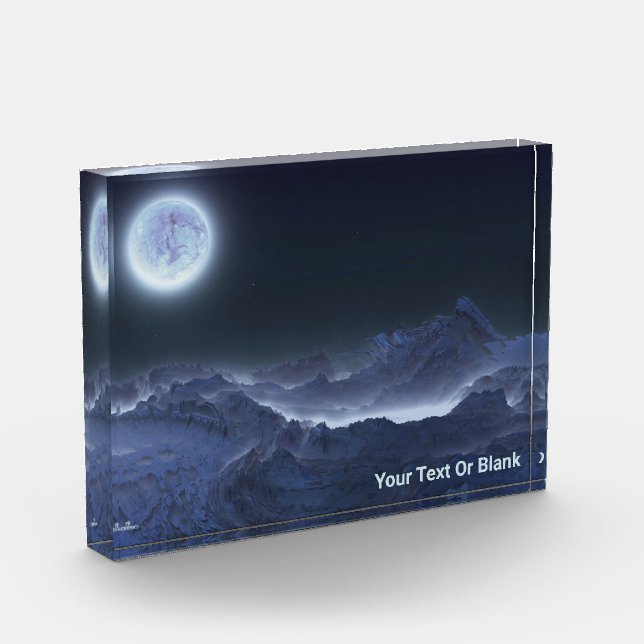 Bloc Photo Icy Planet, Lune gelée (Gauche)