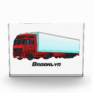 Bloc Photo Illustration de camion roumain