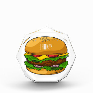 Bloc Photo Illustration de Hamburger
