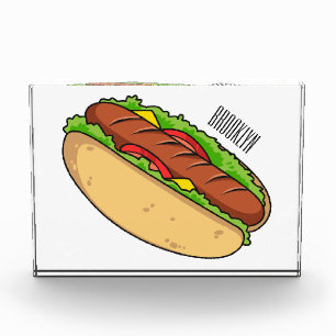 Bloc Photo Illustration de Hot dog