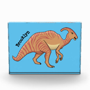 Bloc Photo Illustration de la caricature de dinosaure du para