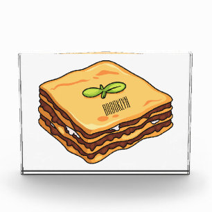 Bloc Photo Illustration de Lasagna