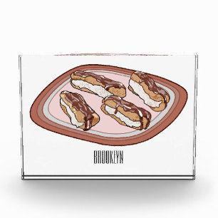 Bloc Photo Illustration de l'éclair de chocolat
