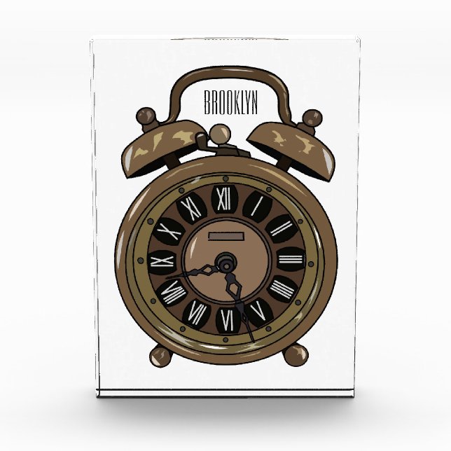 Bloc Photo Illustration de l'horloge d'alarme (Devant)