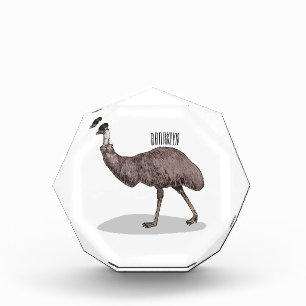 Bloc Photo Illustration d'Emu bird