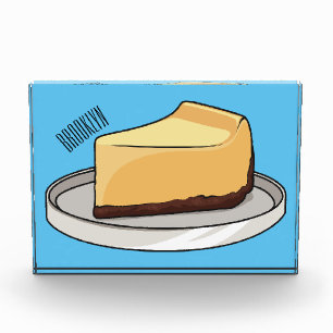 Bloc Photo Illustration du dessin animé Cheesecake