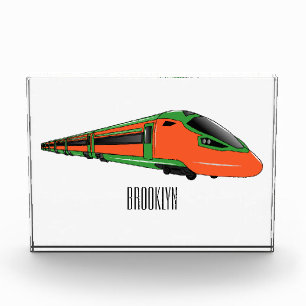 Bloc Photo Illustration du train à balles