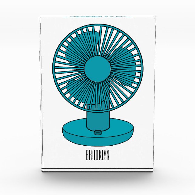 Bloc Photo Illustration du ventilateur (Devant)
