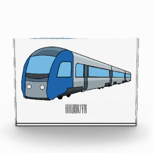 Bloc Photo Illustration d'un train électrique