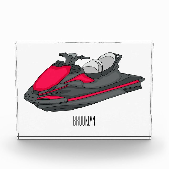 Bloc Photo Illustration Jet ski (Devant)