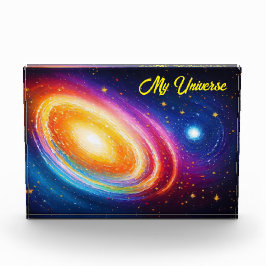 Bloc Photo imaginaire mode galaxie étoiles espace beaux art
