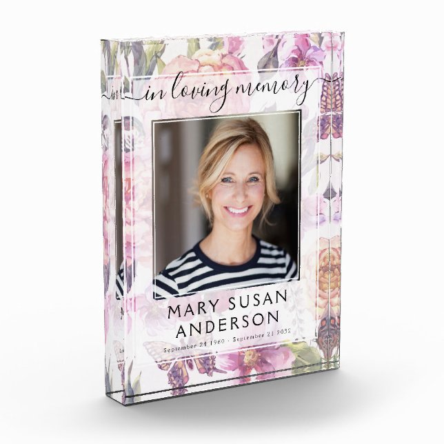 Bloc Photo In Love Memory Photo Keepsaké (Gauche)