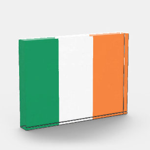 Bloc Photo Irlande National Flag, standard irlandais, bannièr