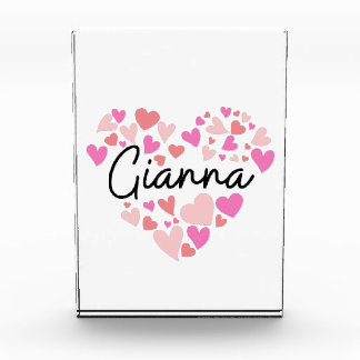 Bloc Photo J'aime Gianna