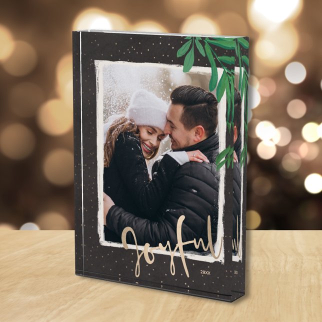 Bloc Photo Joyeux Noël Fête sur mesure (Créateur téléchargé)