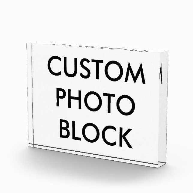 Bloc Photo La coutume a personnalisé le modèle de blanc de (Droite)