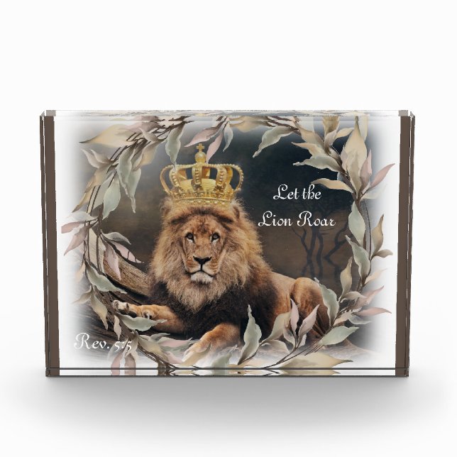 Bloc Photo Laisser le livre photo Lion Roar (Devant)