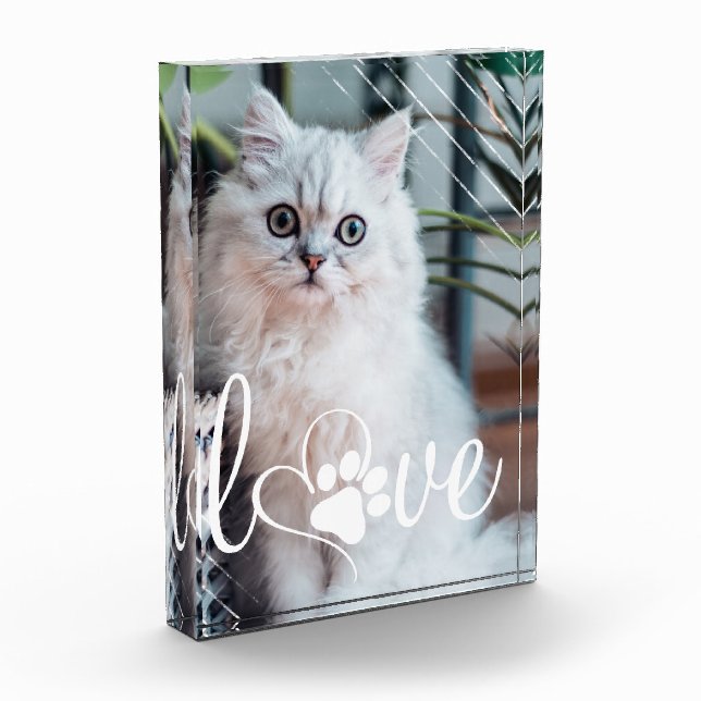 Bloc Photo L'amour de la vie des animaux | Empreinte de patte (Gauche)