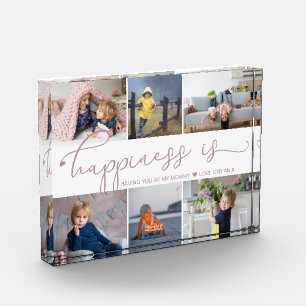 Bloc Photo Le bonheur est   Collage photo Mommy 6