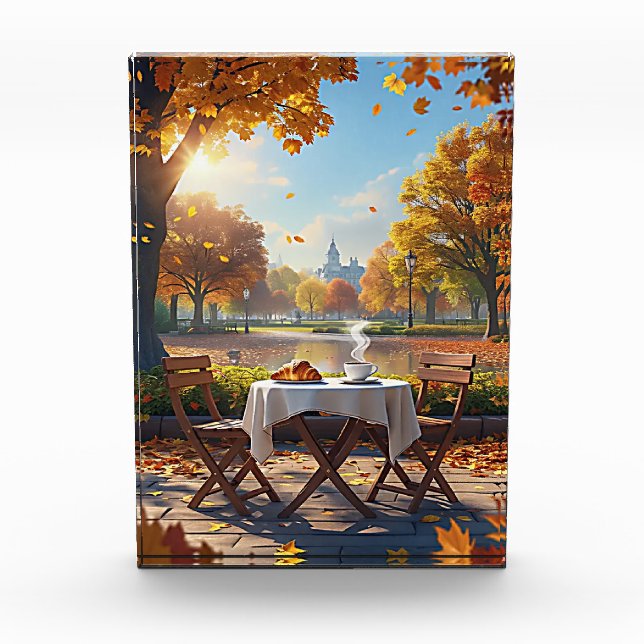 Bloc Photo Le petit déjeuner d'automne (Devant)