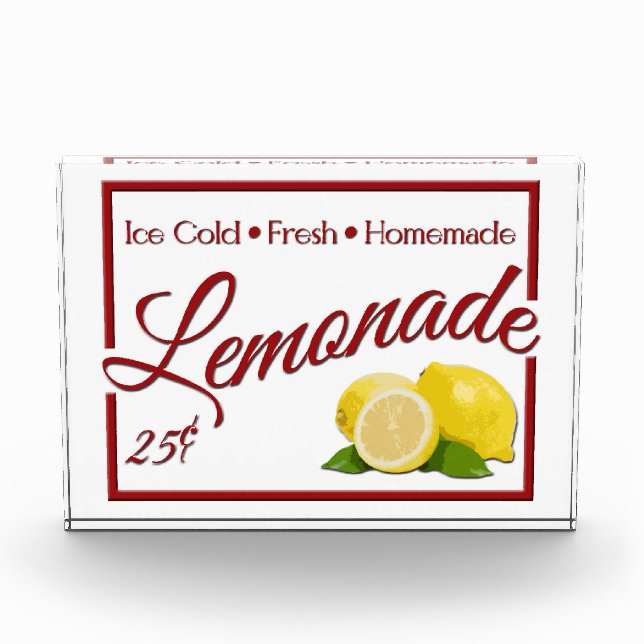 Bloc Photo Lemonade (Devant)