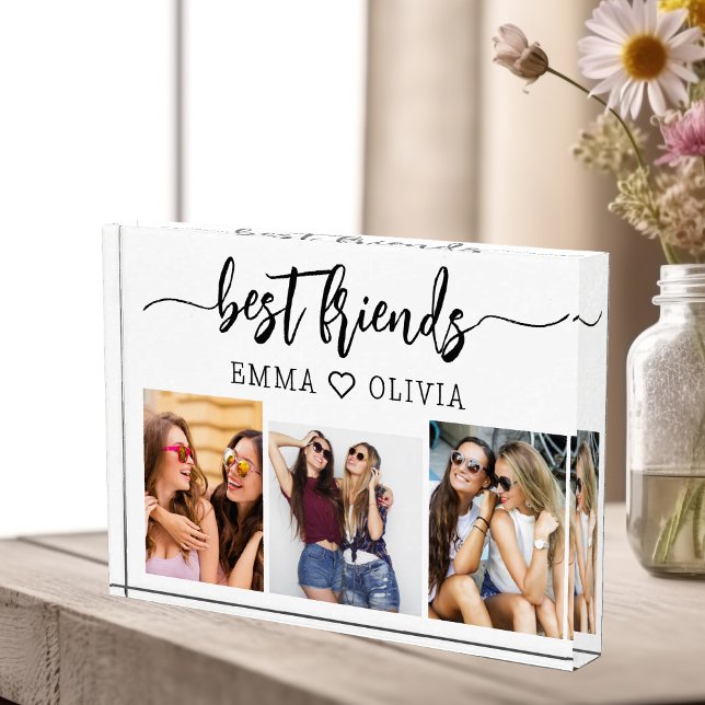 Bloc Photo Les meilleurs amis 3 Photo Collage de conservation (Créateur téléchargé)