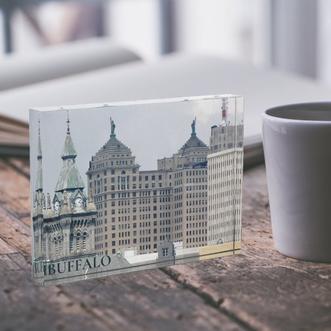 Bloc Photo Les monuments historiques de Buffalo, New York (In Situ)